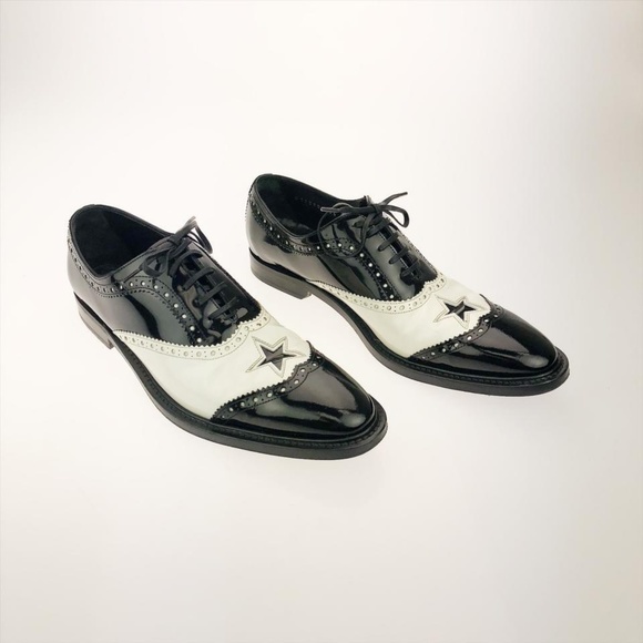 Dolce & Gabbana Shoes - Dolce & Gabbana Patent Leather Tuxedo Dress Shoes